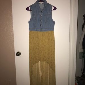 Forever 21 Jean jacket dress